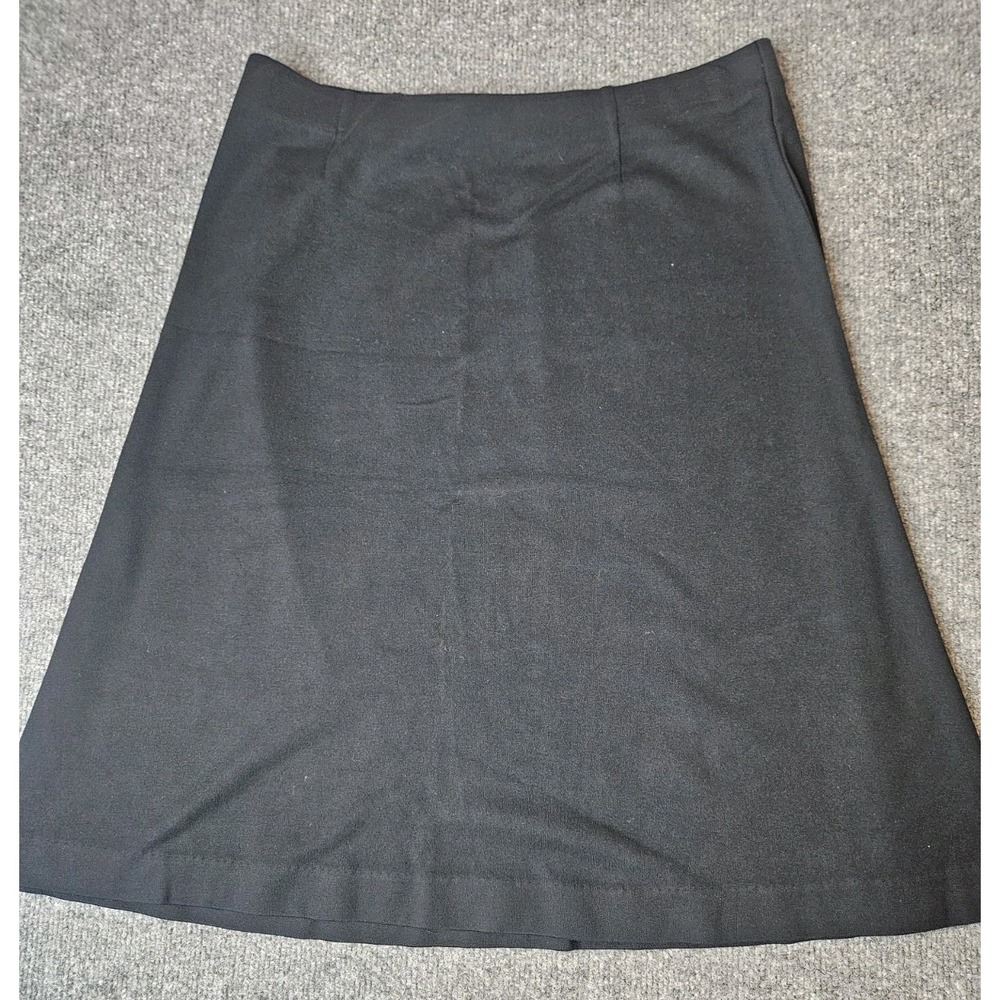 J Jill Ponte A-line Pull On Skirt Size Small Petite Black